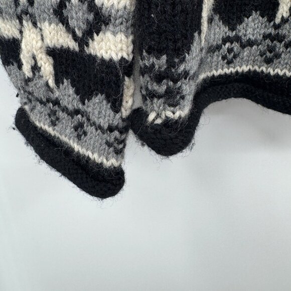 Vintage Ann Taylor Loft Women’s 100% Wool Fair Isle Nordic Ski Pullover Sweater - Picture 6 of 8